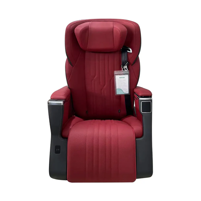 Asiento de coche de cuero reclinable eléctrico de lujo VIP para modificación: se adapta a furgonetas, monovolúmenes, vehículos recreativos, Sprinter, Vito