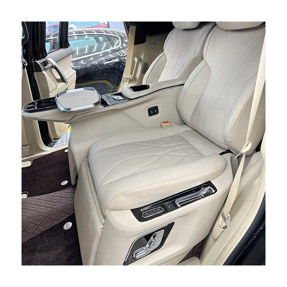 Asiento de coche de lujo personalizado, SUV de cuero eléctrico, autocaravana, asiento Vip Van para Toyota Prado