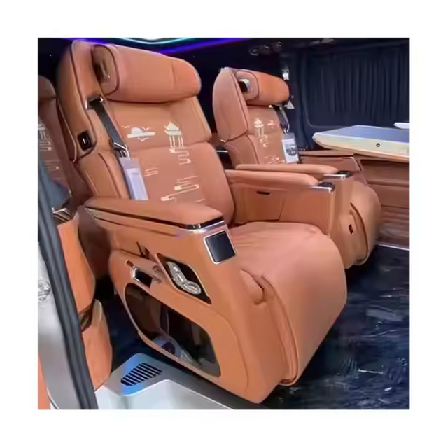 Asiento de automóvil de lujo en la fila trasera para instalación de MpV como Sprinter Hiace Vito, etc.