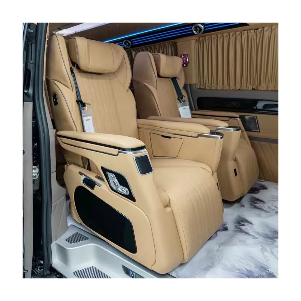 Asiento de coche de lujo, pieza Interior de coche MPV modificada con sensación cómoda de sentarse para Mercedes Benz VITO V260