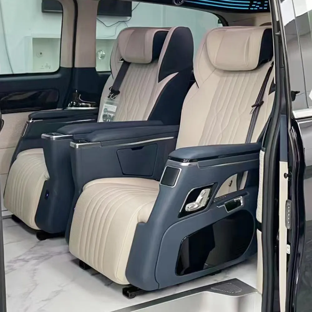 Asiento de coche de lujo, pieza Interior de coche MPV modificada con sensación cómoda de sentarse para Mercedes Benz VITO V260