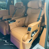 Asiento automático eléctrico de lujo VIP Captain para monovolumen con reposapiés y reposapiernas eléctricos